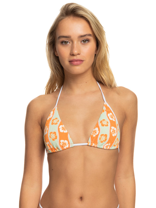 Wavy Babe - Tiki Tri Bikini Top for Women